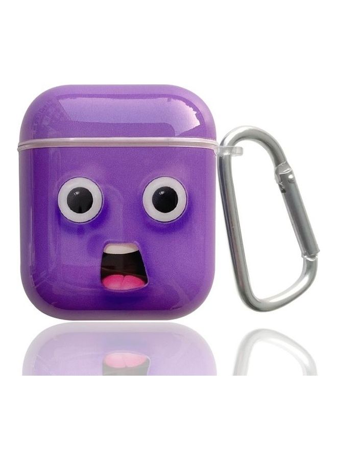 BGM Painted TPU Earphone Protective Case with Hook For AirPods 1/2 Multicolour  - Image 1