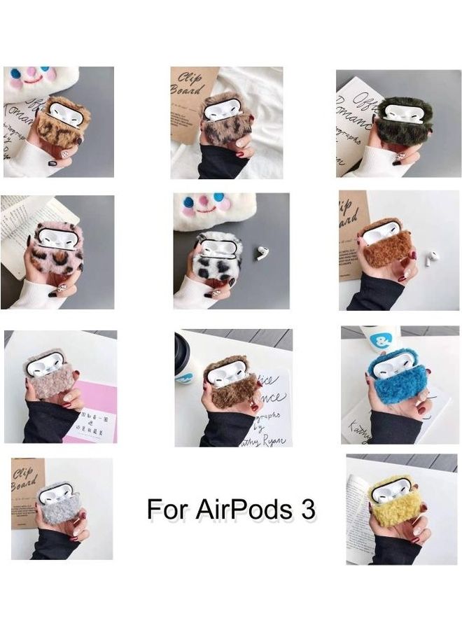 BGM - Plush Bluetooth Headphone Protective Case for Apple AirPods Pro Blue - Image 1