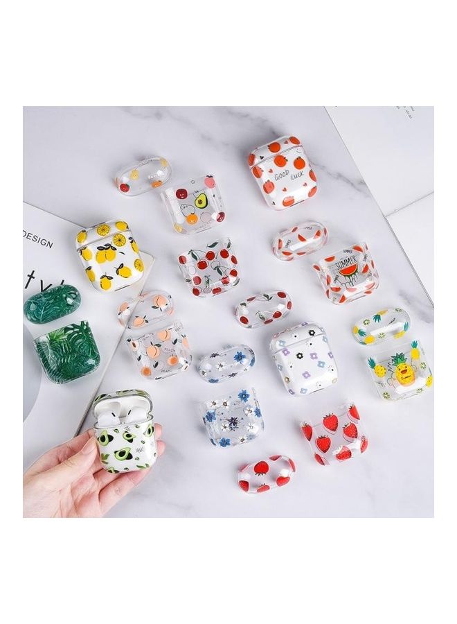 BGM Bronzing Fruit Pattern PC Earphone Hard Protective Case for AirPods 1/2 F01 - Image 5