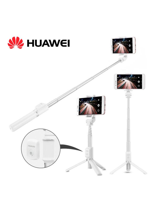 HUAWEI - Wireless Extendable Travel Tripod Selfie Stick White - Image 1