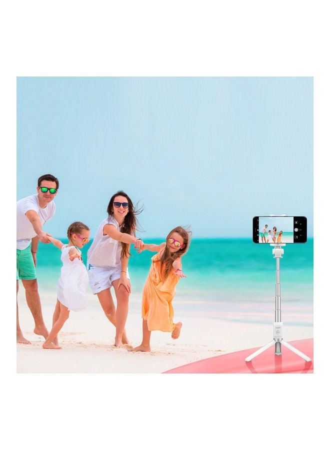 HUAWEI - Wireless Extendable Travel Tripod Selfie Stick White - Image 1