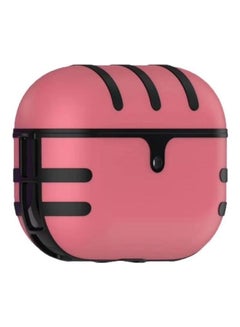 Cat Texture Bluetooth Headphone PC Spray Oil Feel TPU Protective Case for Apple AirPods Pro Pink/Black