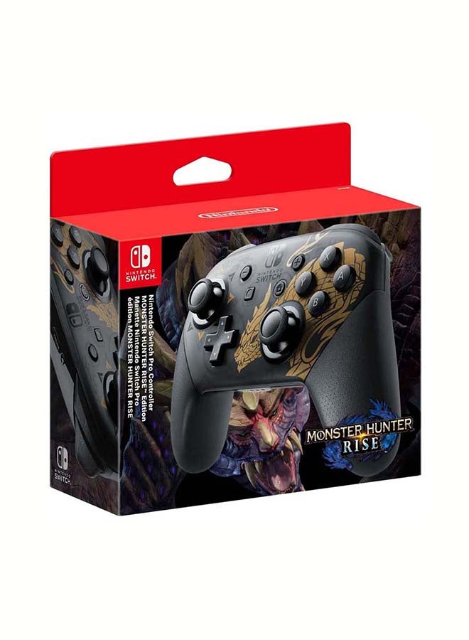 Nintendo - Switch Pro Controller Monster Hunter Rise Edition - Image 1