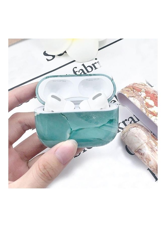 BGM - Marble Water Sticker Wireless Earphone Protective Case For AirPods Pro 3 Black/White - Image 1