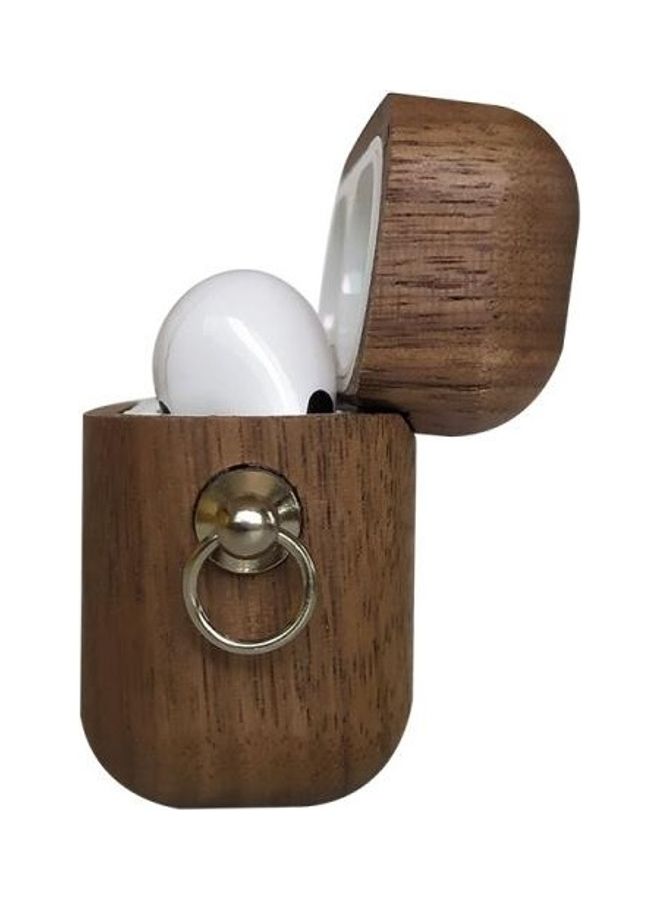 BGM Wooden Earphone Protective Case for AirPods Pro Beige - Image 3