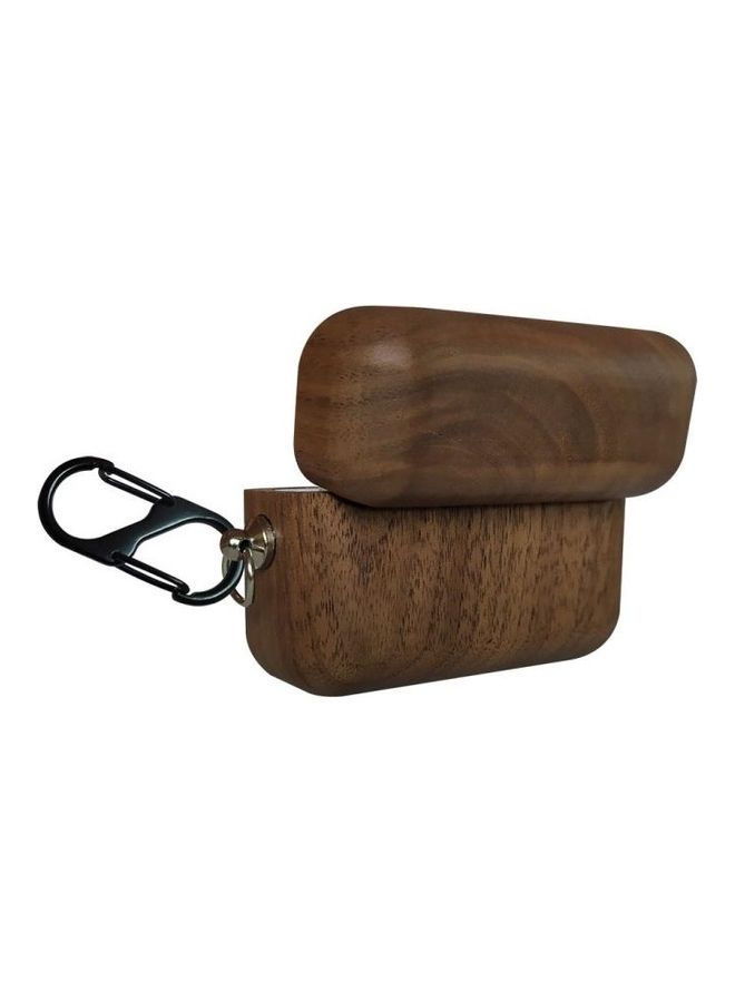 BGM Wooden Earphone Protective Case for AirPods Pro Beige - Image 4