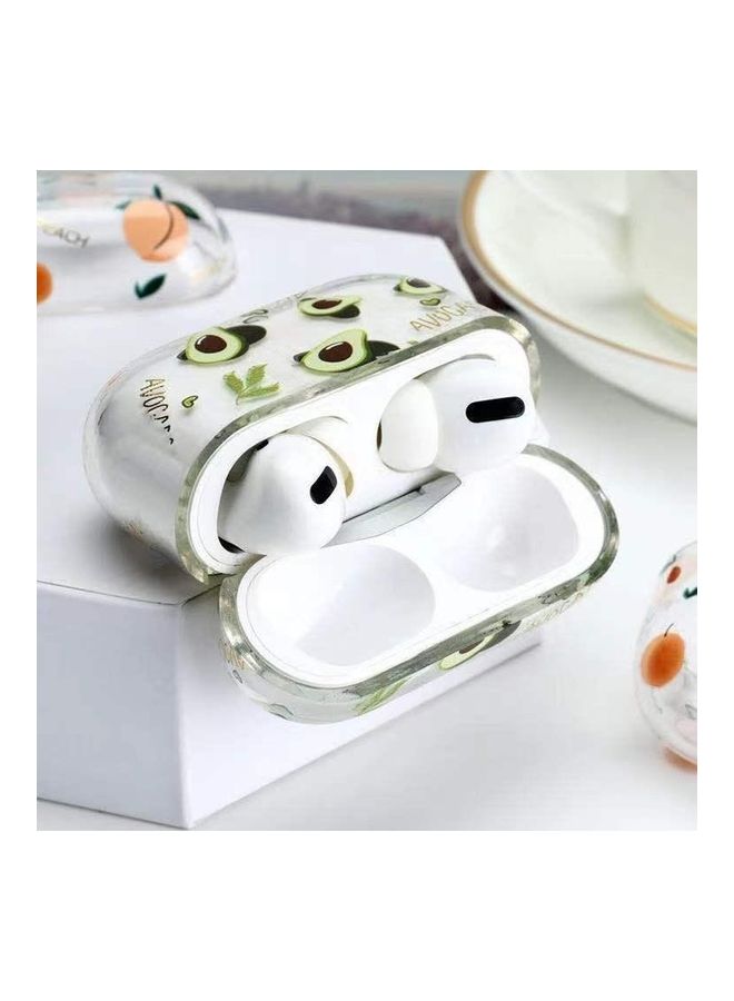 BGM 2-Piece Bronzing Wet Sticking Hard Shell Protective Case for Apple AirPods Pro Avocado - Image 3