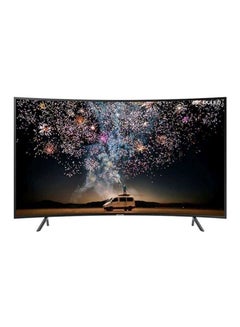تلفزيون ذكي بشاشة منحنية مقاس 65 بوصة بدقة فائقة الوضوح 4K مع جهاز استقبال مدمج 65RU7300 أسود (2019)