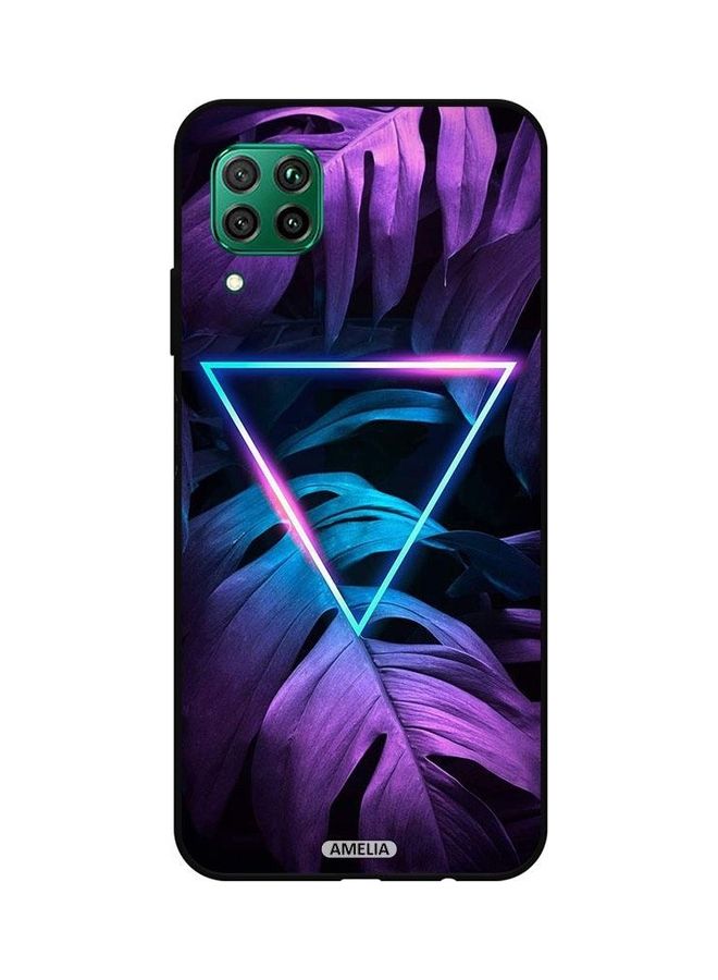 إميليا غطاء حماية واق بتصميم مثلث مضيء لهاتف هواوي P40 لايت 4G متعدد الألوان  - Image 1