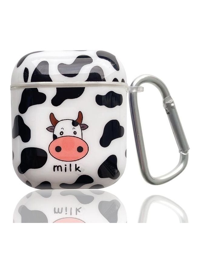 BGM Painted TPU Protective Case with Hook For AirPods 1/2 Multicolour - Image 1