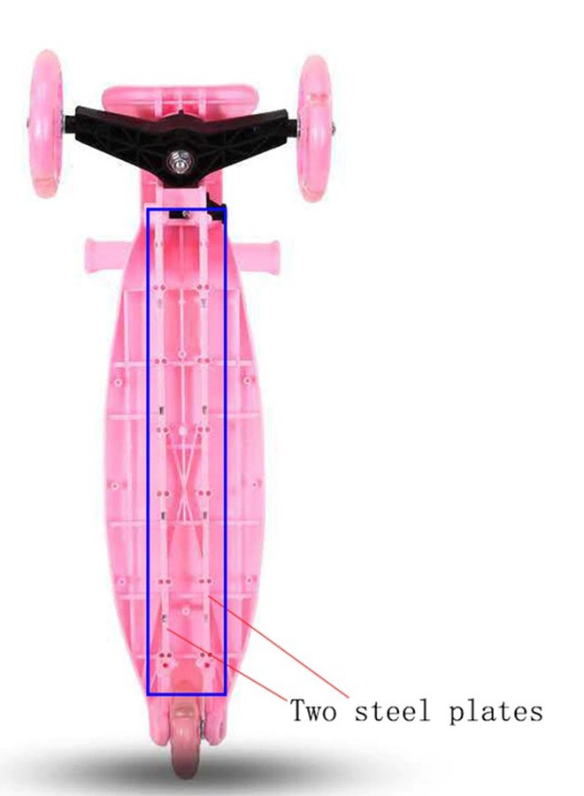 اس اف 3-Wheel Adjustable Kick Scooter Pink - Image 3