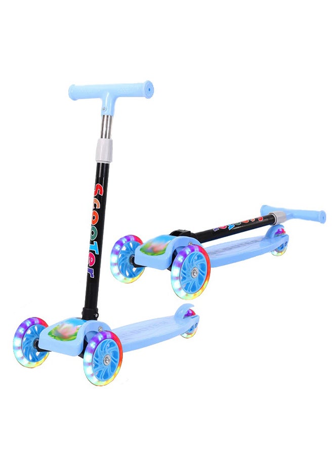 اس اف 3-Wheel Adjustable Kick Scooter Blue - Image 3