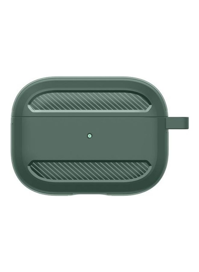 BGM Shockproof Carbon Fiber Armor TPU Protective Case For Apple AirPods Pro Pink - Image 2