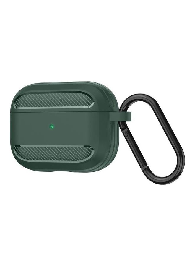 BGM Shockproof Carbon Fiber Armor TPU Protective Case For Apple AirPods Pro Pink - Image 5