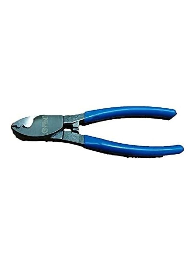WIKA Chrome Vanadium Steel Cable Wire Cutter Electric Tool Silver/Blue 14inch - Image 2