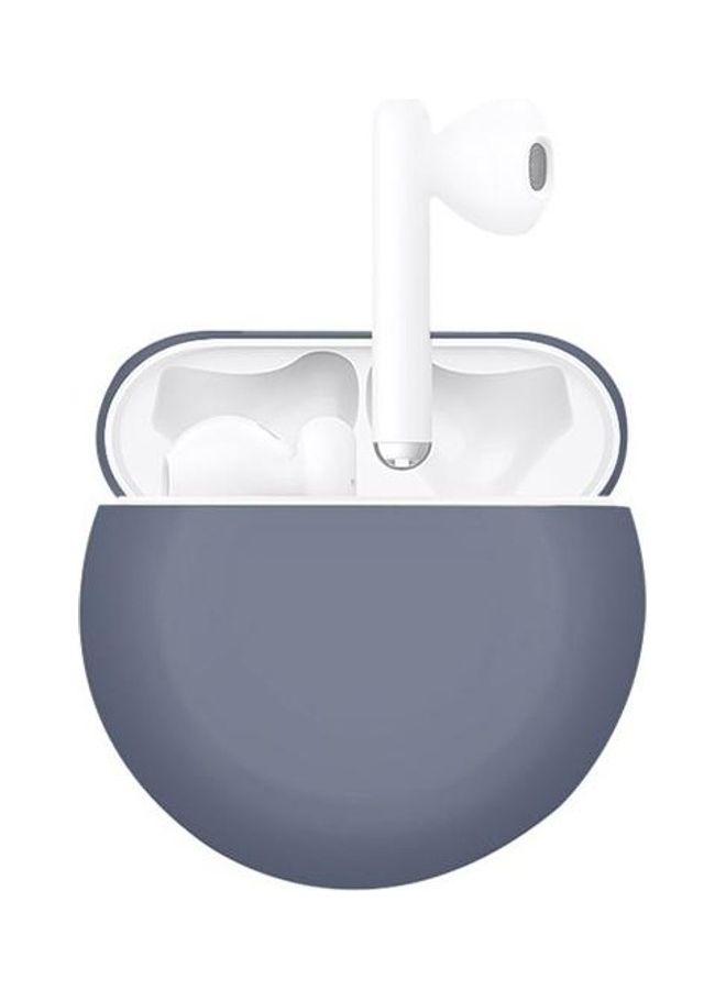 BGM Split Style Liquid Silicone Wireless Earphone Protective Case For Huawei FreeBuds 3 Purple - Image 1