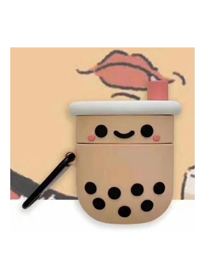 BGM - Pearl Milk Tea Bluetooth Headphone Protective Case For Apple AirPods 1/2 Generation Multicolour - Image 1