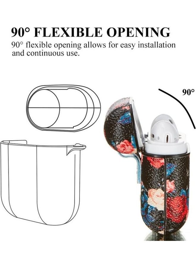 BGM Flower Pattern TPU Protective Case with Hook Multicolour - Image 4