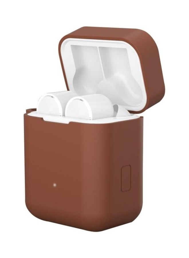 BGM Protective Silicone Charging Box Case For Xiaomi Air Coffee Brown  - Image 1