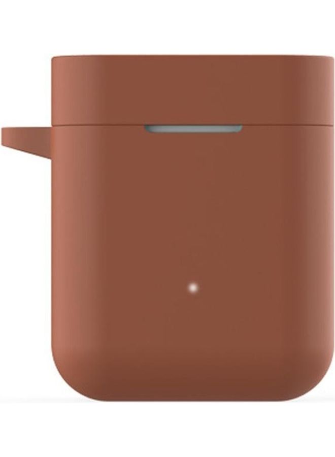 BGM Protective Silicone Charging Box Case For Xiaomi Air Coffee Brown  - Image 2