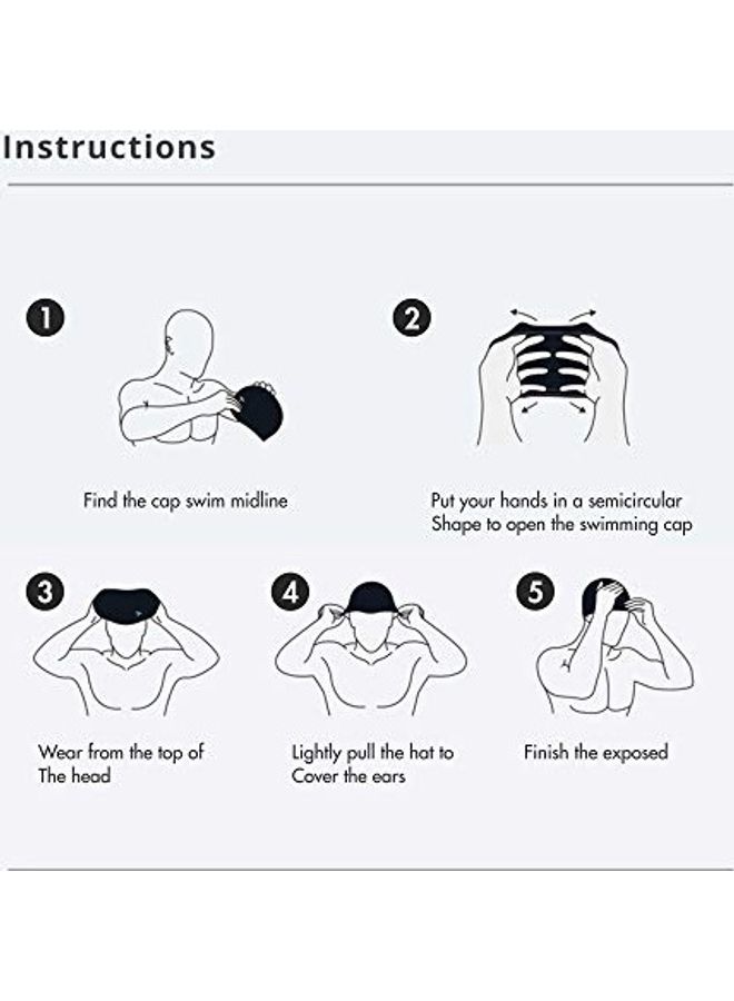 TYR Stylish Swim Cap 9x3 x1inch - Image 3