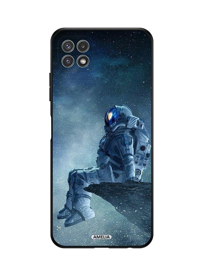 Amelia Protective Case Cover For Samsung Galaxy A22 5G Astraunaut Tired - Image 1