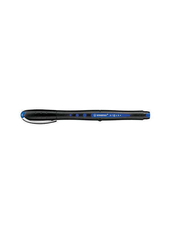 STABILO Pack Of 10 Rollerball Pen Black/Blue - Image 2