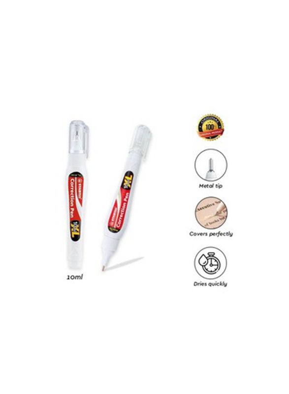 STABILO 2-Piece Correction Pen White  - Image 2