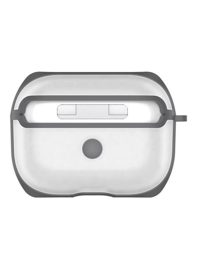 BGM Earphone Protective Case with Hook For AirPods Pro Grey - Image 1