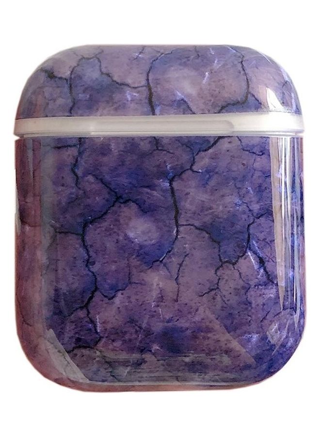 BGM Seaweed Pattern Shockproof TPU Protective Case for Apple AirPods 1/2 Purple - Image 2