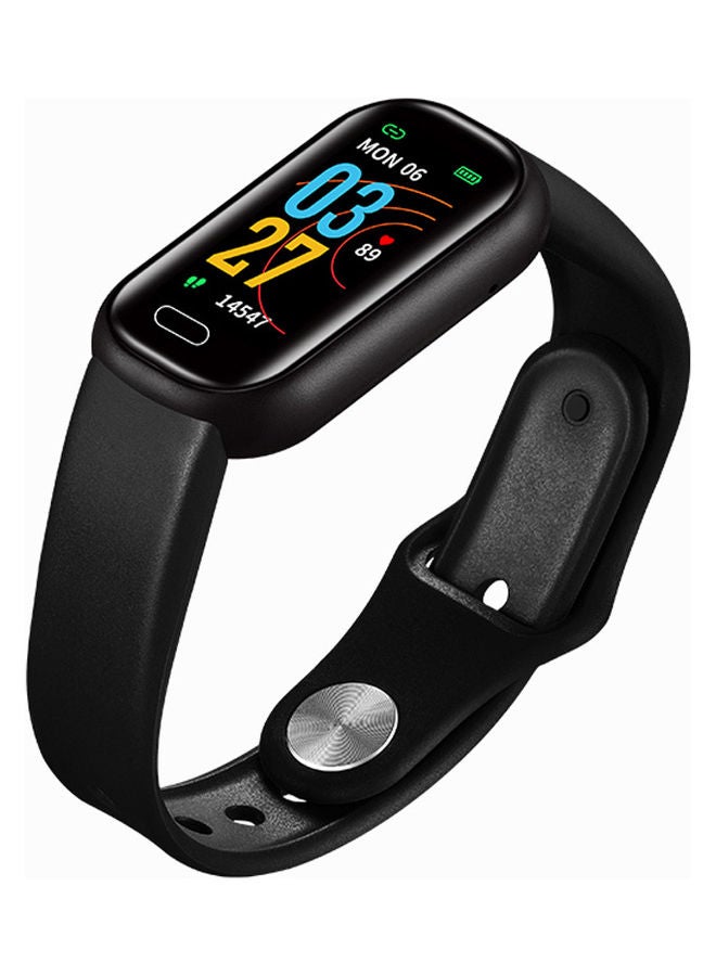 0.96in Intelligent Heart Rate Monitoring Watch Sports Watch Black  - Image 2