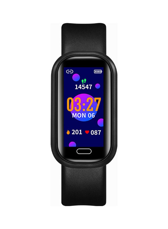 0.96in Intelligent Heart Rate Monitoring Watch Sports Watch Black  - Image 3