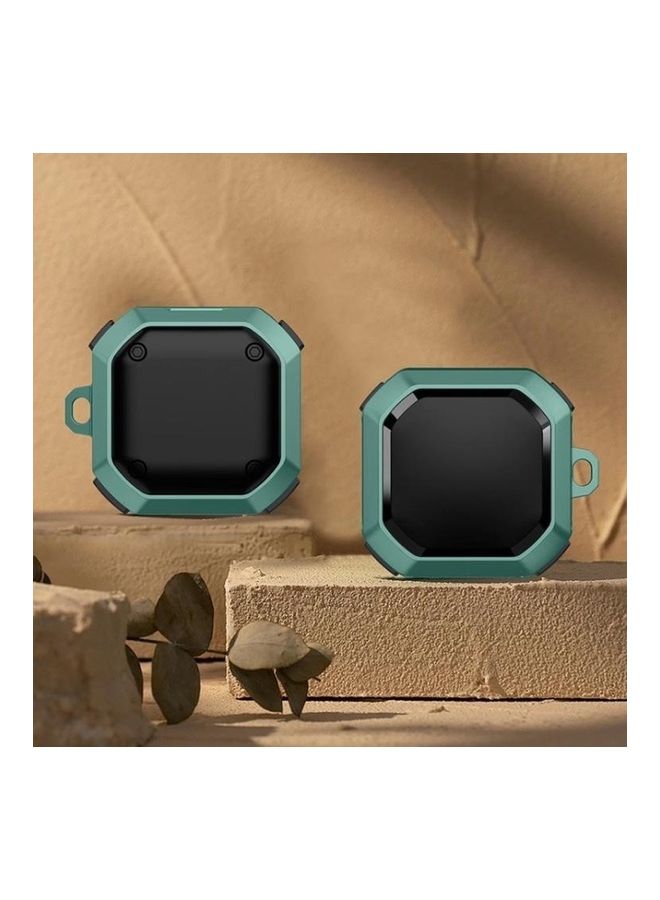 BGM Thunder Battlegear Anti-Fall Protective Case with Hook For Samsung Galaxy Buds Live Green - Image 1