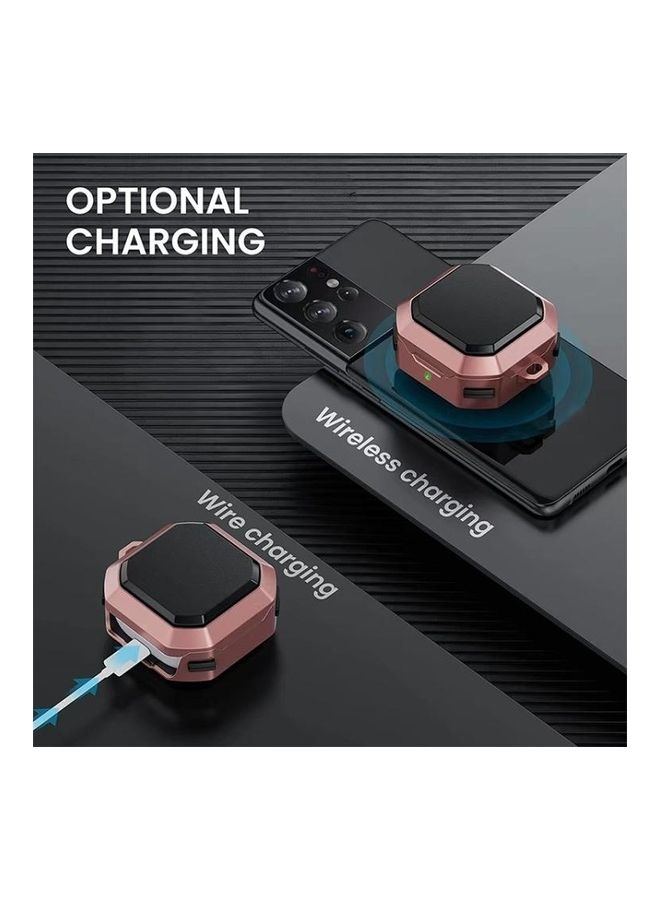 BGM Thunder Battlegear Anti-Fall Protective Case with Hook For Samsung Galaxy Buds Live Green - Image 5