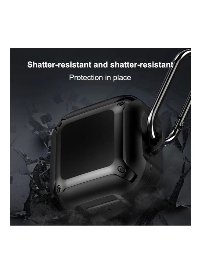 BGM Wireless Earphones Bumblebee Armor Protective Case with Hook For Samsung Galaxy Buds Red - Image 4