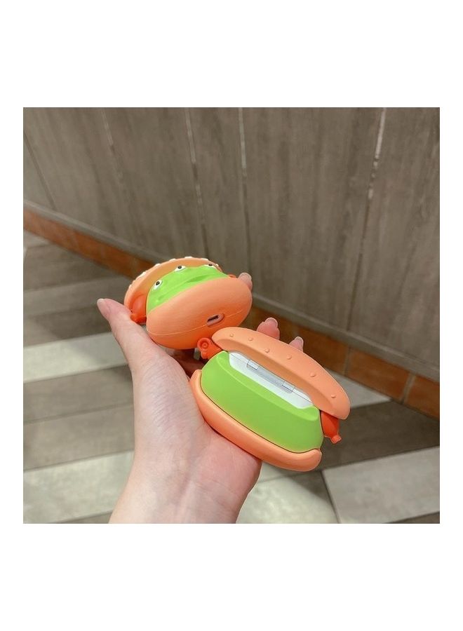 BGM Ham Bread Shape Silicone Protective Case For AirPods 1 / 2 Generation Multicolour - Image 3