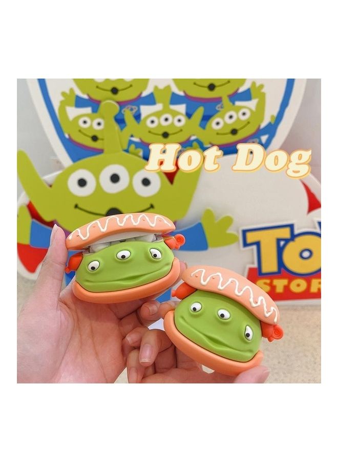 BGM Ham Bread Shape Silicone Protective Case For AirPods 1 / 2 Generation Multicolour - Image 4