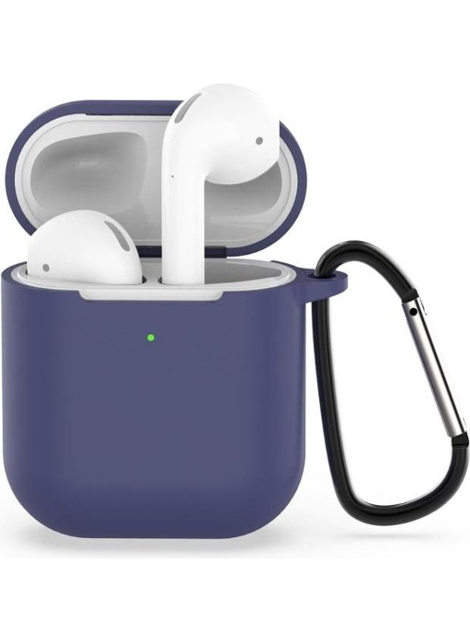 BGM - Shockproof Silicone Protective Case For Apple AirPods 1/2 Blue - Image 1