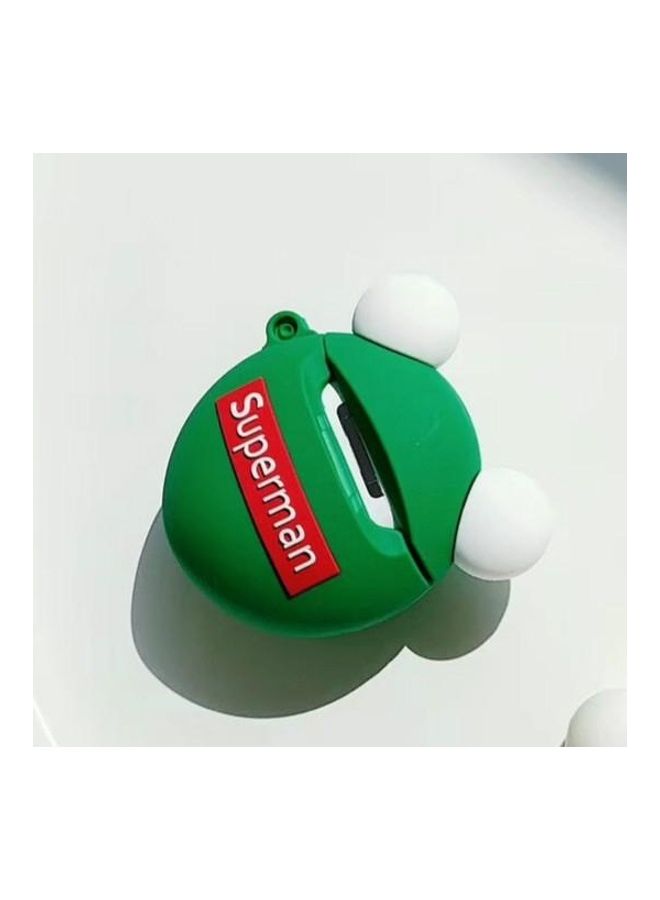 BGM - Superman Printed Wireless Bluetooth Headphone Protective Case For Apple AirPods 1/2 Generation Multicolour - Image 1