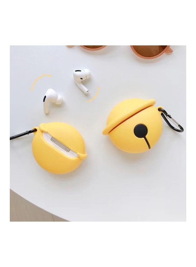 BGM - Bell Bluetooth Headphone Protective Case For Apple AirPods Pro Yellow/Black - Image 1