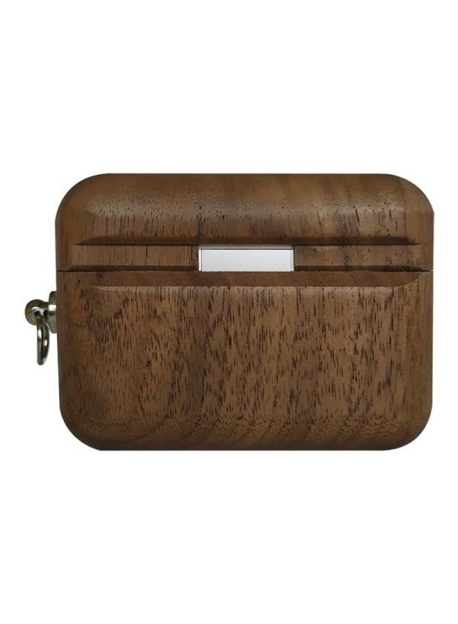 BGM Wooden Earphone Protective Case for AirPods Pro Walnut - Image 2