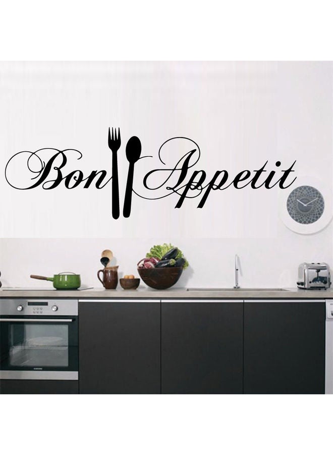 Kitchen Themed Removable Wall Sticker Black - Image 5