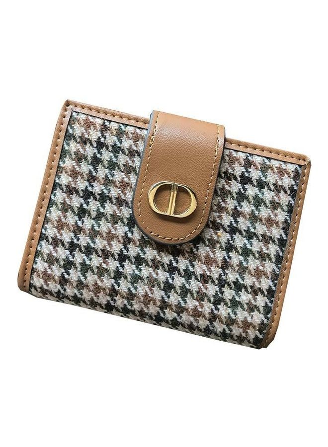 Vintage Design Card Holder Brown/Black - Image 1