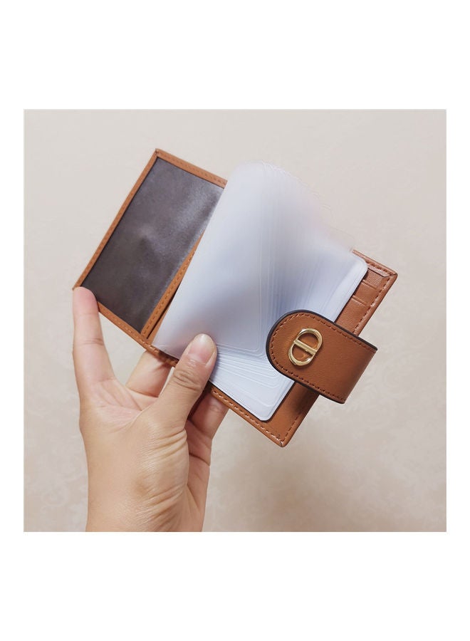 Vintage Design Card Holder Brown/Black - Image 2