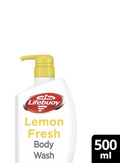 Lifebuoy Anti Bacterial Body Wash Lemon Fresh 500ml  - Image 3
