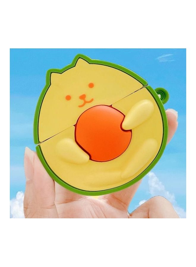 BGM Avocado Cat Shape Earphone Protective Case For AirPods Pro Multicolour - Image 2