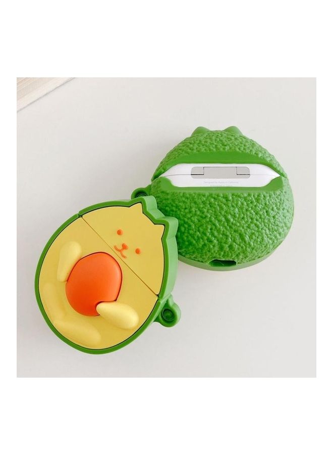 BGM Avocado Cat Shape Earphone Protective Case For AirPods Pro Multicolour - Image 3
