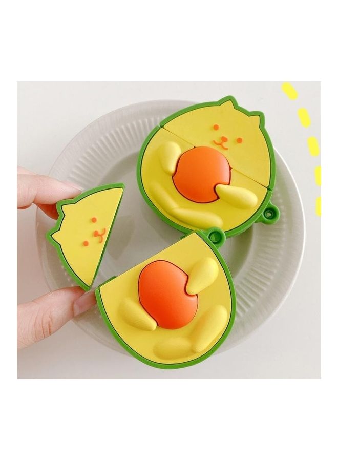 BGM Avocado Cat Shape Earphone Protective Case For AirPods Pro Multicolour - Image 4