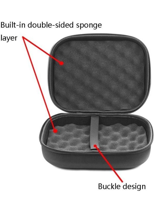 BGM - Shockproof Handbag Dust-Resistant Protective Carrying Case for Apple AirPods Max Headphones Black - Image 1