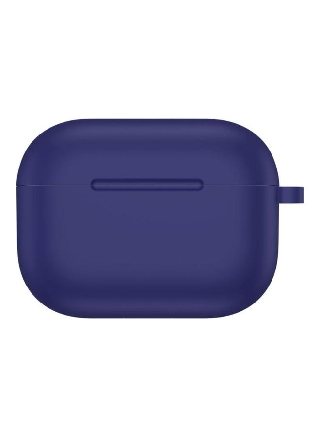 BGM Silicone Round Bottom Earphone Protective Case For AirPods Pro Purple - Image 1